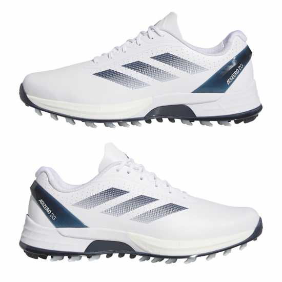 Adidas Мъжки Обувки За Голф Adizero Zg Golf Shoes Mens Бяло/Морско синьо Голф обувки за мъже
