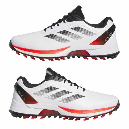 Adidas Мъжки Обувки За Голф Adizero Zg Golf Shoes Mens Бяло/Червено/Черно Голф обувки за мъже