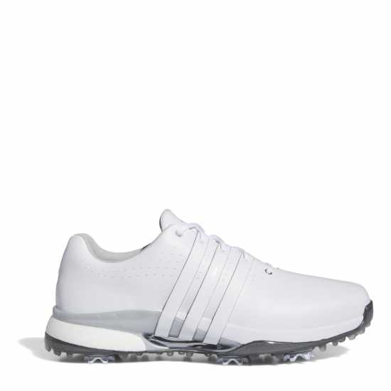 Adidas Мъжки Обувки За Голф Tour360 24 Wide Golf Shoes Mens Бяло/сребро Голф обувки за мъже