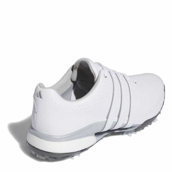 Adidas Мъжки Обувки За Голф Tour360 24 Wide Golf Shoes Mens Бяло/сребро Голф обувки за мъже