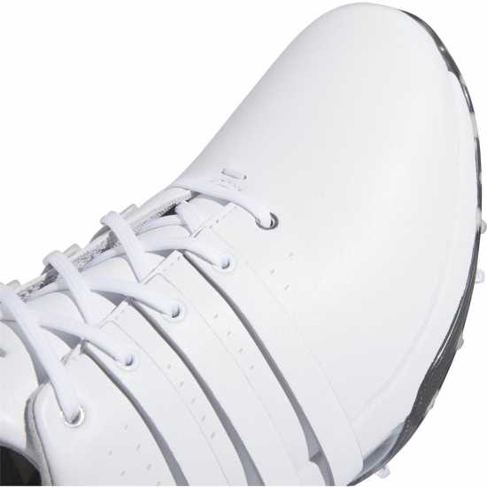 Adidas Мъжки Обувки За Голф Tour360 24 Wide Golf Shoes Mens Бяло/сребро Голф обувки за мъже