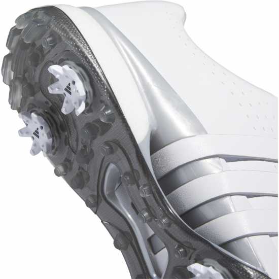 Adidas Мъжки Обувки За Голф Tour360 24 Wide Golf Shoes Mens Бяло/сребро Голф обувки за мъже