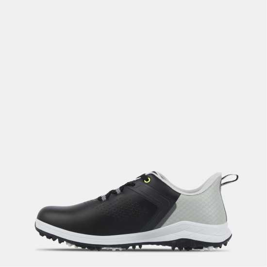Slazenger Мъжки Обувки За Голф V Series Spiked Golf Shoes Mens Черно 