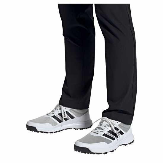 Adidas Tech Response Spikeless Golf Shoes White/Black Голф пълна разпродажба