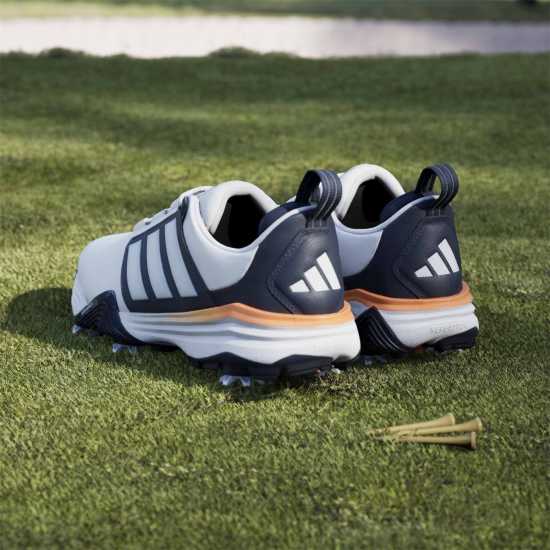 Adidas Men's Spiked Golf Shoes Ftwrwhite/Navy Adidas Men's Spiked Golf Shoes Ftwrwhite/Navy
