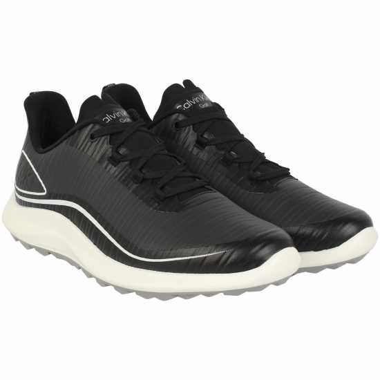 Мъжки Обувки За Голф Calvin Klein Golf Brooklyn Mens Golf Shoes Black - Голф пълна разпродажба