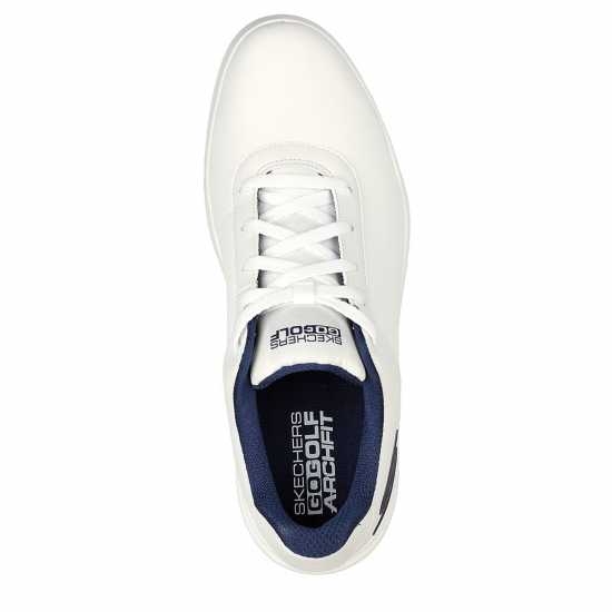 Skechers Relaxed Fit: Go Golf Drive 5 Trainers Бяло/Морско синьо Голф пълна разпродажба