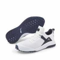 Puma Fusion Evo Trainers Mens White/Nay Голф обувки за мъже