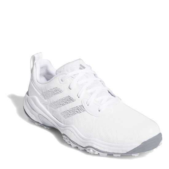 Adidas Мъжки Обувки За Голф Codechaos 25 Spikeless Golf Shoes Mens Бяло/сребро Голф обувки за мъже