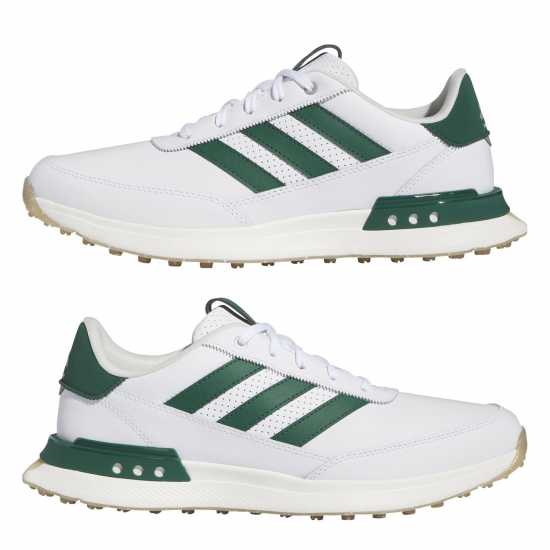Adidas S2G Sl Lthr24 Sn43 Wht/Green/Gum Голф обувки за мъже