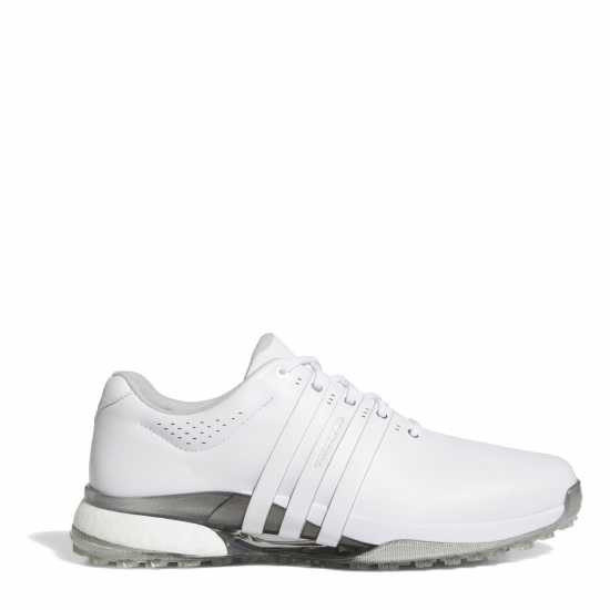 Adidas Мъжки Обувки За Голф Tour360 25 Wide Spikeless Golf Shoes Mens Бяло/сребро Голф обувки за мъже