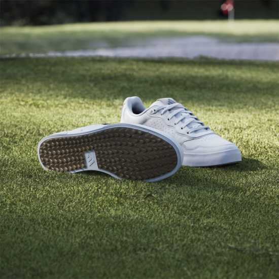 Adidas Мъжки Обувки За Голф Retrocross 25 Spikeless Golf Shoes Mens White/Grey Adidas Мъжки Обувки За Голф Retrocross 25 Spikeless Golf Shoes Mens White/Grey