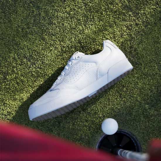 Adidas Мъжки Обувки За Голф Retrocross 25 Spikeless Golf Shoes Mens White/Grey Adidas Мъжки Обувки За Голф Retrocross 25 Spikeless Golf Shoes Mens White/Grey