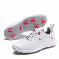 Puma Ignite Blaze Pro Spikeless Golf Shoes Womens White/Highri 