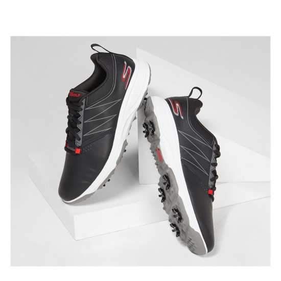 Skechers Мъжки Обувки За Голф Go Golf Torque Waterproof Mens Golf Shoes Черно Голф пълна разпродажба