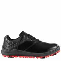 Slazenger Мъжки Обувки За Голф V300 Mens Golf Shoes Черно Голф обувки за мъже