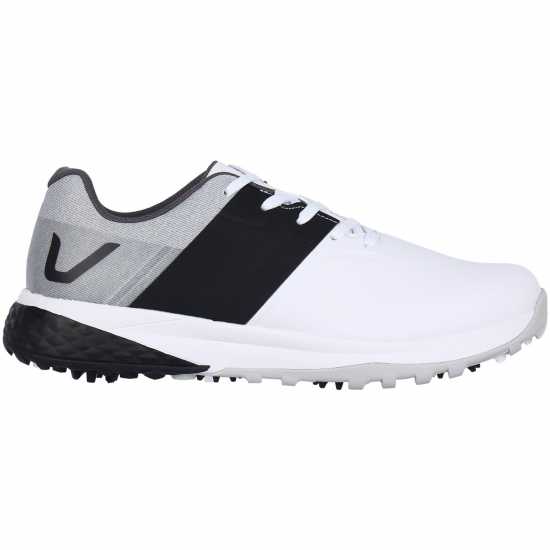 Slazenger Мъжки Обувки За Голф V300 Mens Golf Shoes White Голф обувки за мъже