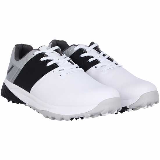Slazenger Мъжки Обувки За Голф V300 Mens Golf Shoes White Голф обувки за мъже