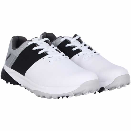 Slazenger Мъжки Обувки За Голф V300 Mens Golf Shoes Бяло Голф обувки за мъже