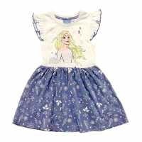 Character Рокля За Момиченца Jersey Dress Infant Girls Frozen Детски поли и рокли