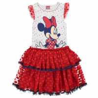 Character Рокля За Момиченца Play Dress Infant Girls Minnie Mouse Детски поли и рокли