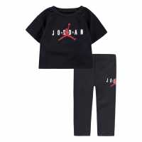 Air Jordan Girls Jordan Leggings Set Black Бебешки дрехи