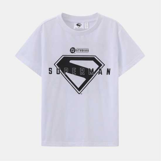 Character Tee And Short Set Junior Superman 