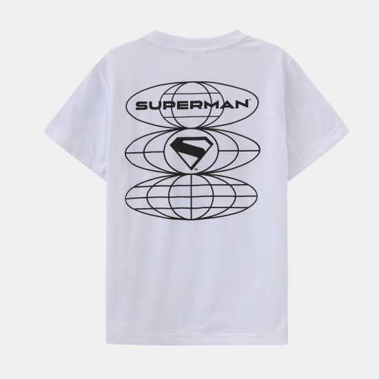 Character Tee And Short Set Junior Superman 