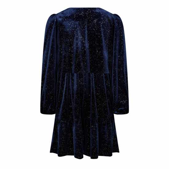 Biba Junior Girls  Velvet Glitter Dress  