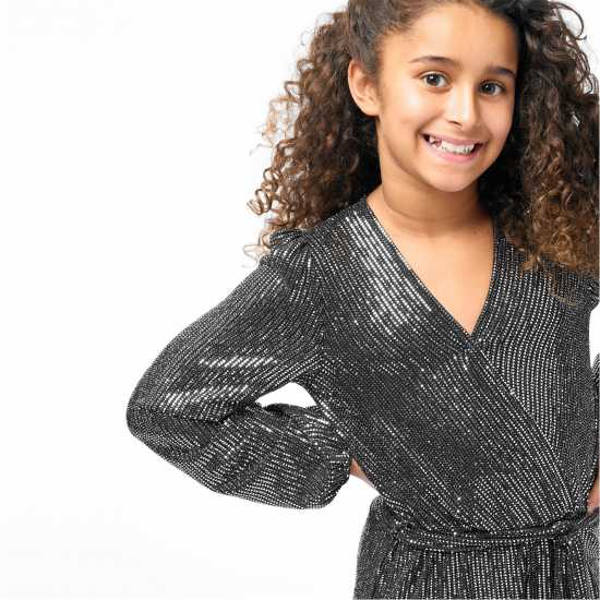Biba Junior Girls  Metallic Jumpsuit  