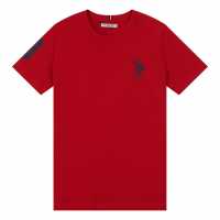 Us Polo Assn T-Shirt Junior Boys Tango Red 668 Детски тениски и фланелки
