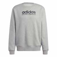Adidas Мъжка Риза All Szn Fleece Graphic Sweatshirt Mens  