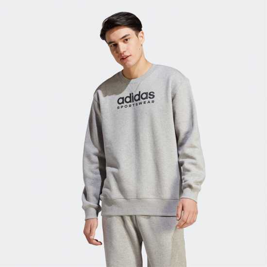 Adidas Мъжка Риза All Szn Fleece Graphic Sweatshirt Mens  