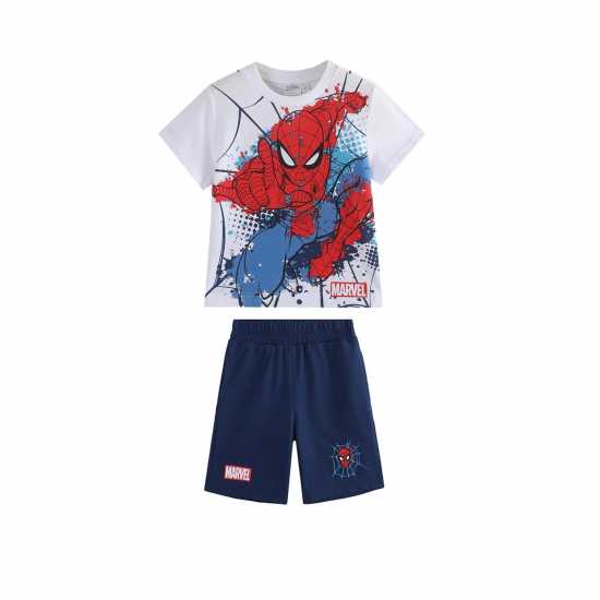 Детско облекло с герои Character T-Shirt Set Juniors Спайдърмен Character T-Shirt Set Juniors Спайдърмен Детско облекло с герои