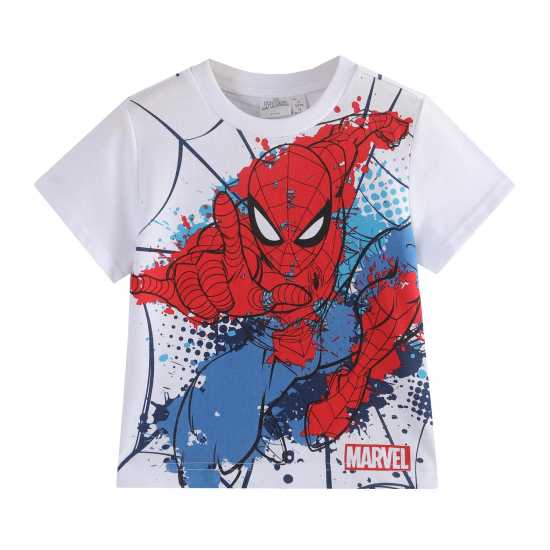 Детско облекло с герои Character T-Shirt Set Juniors Спайдърмен Character T-Shirt Set Juniors Спайдърмен Детско облекло с герои