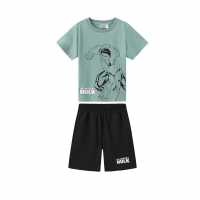 Character T-Shirt Set Juniors Халк Детско облекло с герои