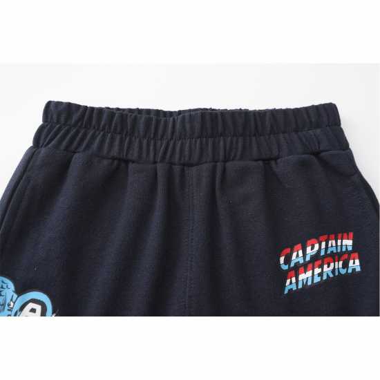 Детско облекло с герои Character T-Shirt Set Juniors Капитан Америка Character T-Shirt Set Juniors Капитан Америка Детско облекло с герои