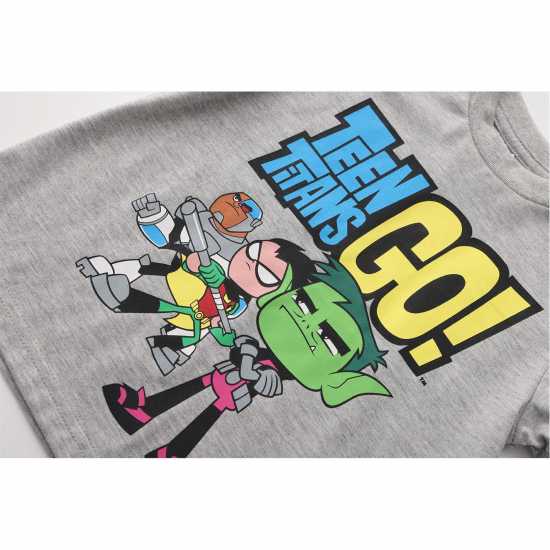 Детско облекло с герои Character T-Shirt Set Juniors Teen Titans Character T-Shirt Set Juniors Teen Titans Детско облекло с герои