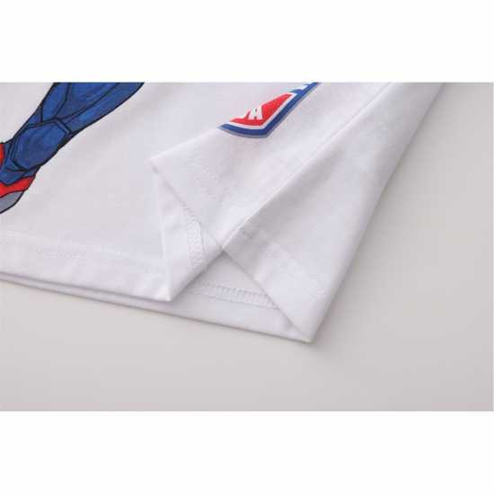 Детско облекло с герои Character T-Shirt Set Juniors Cpt America Character T-Shirt Set Juniors Cpt America Детско облекло с герои