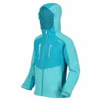 Regatta Непромокаемо Яке Junior Highton Iii Waterproof Jacket Turquoi/Enam Детски якета и палта