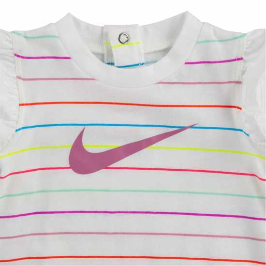 Nike Girls Striped Romper  Бебешки дрехи