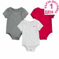 Nike 3 Pack Swoosh Bodysuit  Бебешки дрехи