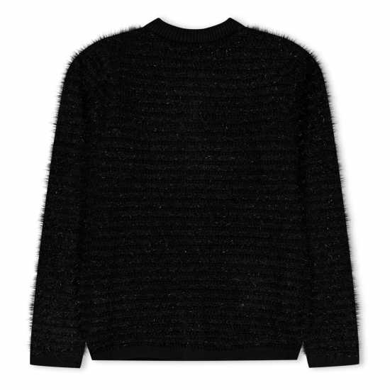 Biba Плетена Жилетка Junior Girls  Fluffy Cardigan  Детски плетени пуловери и жилетки