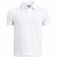 Under Armour Детска Блуза С Яка B Icon Polo Shirt Juniors Бяло Детски тениски тип поло