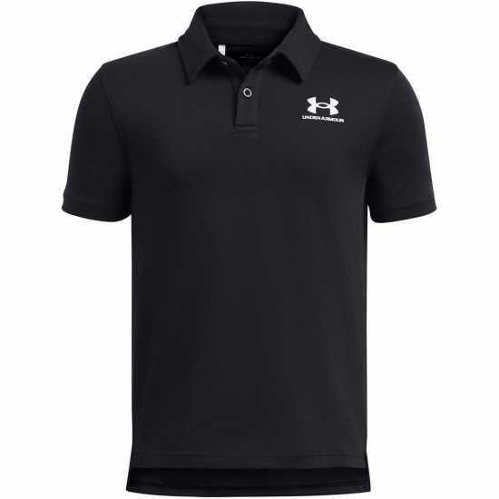 Under Armour Детска Блуза С Яка B Icon Polo Shirt Juniors Черно Детски тениски тип поло
