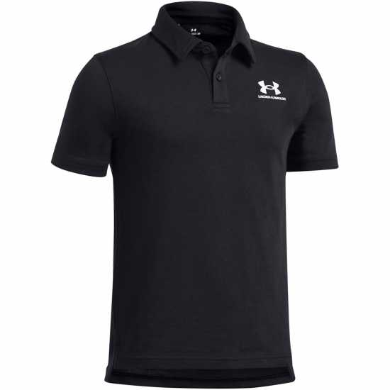 Under Armour Детска Блуза С Яка B Icon Polo Shirt Juniors Черно Детски тениски тип поло