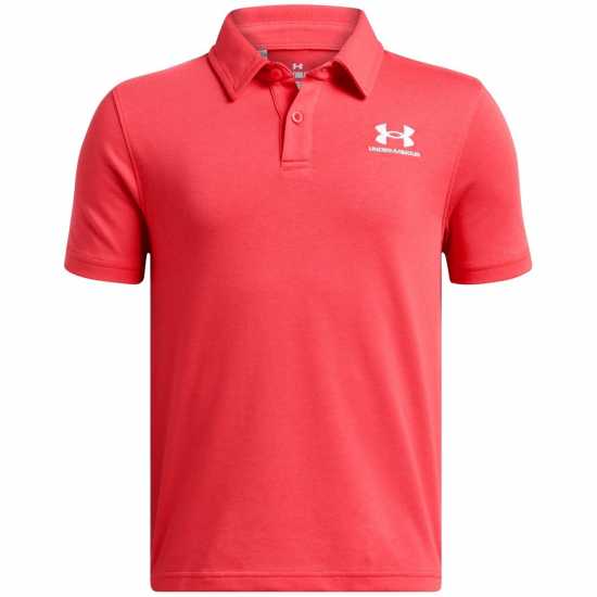 Under Armour Детска Блуза С Яка B Icon Polo Shirt Juniors Red Детски тениски тип поло