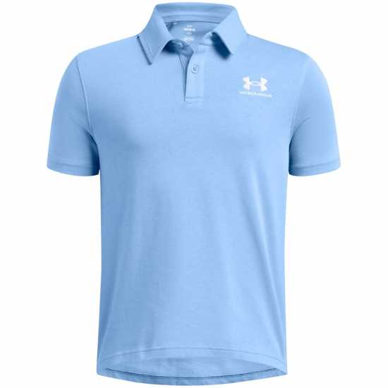 Under Armour Детска Блуза С Яка B Icon Polo Shirt Juniors Синьо Детски тениски тип поло
