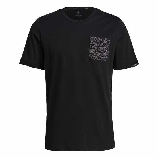 Adidas Мъжка Риза Terrex Pocket Graphic T-Shirt Mens  Мъжко облекло за едри хора