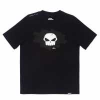 No Fear Тениска Момчета С Щампа New Graphic T Shirt Junior Boys Black Skull Детски тениски и фланелки